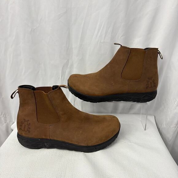 Icebug Boots Mens 13 Wander BUGrip Chelsea Brown Leather Snow main image 5